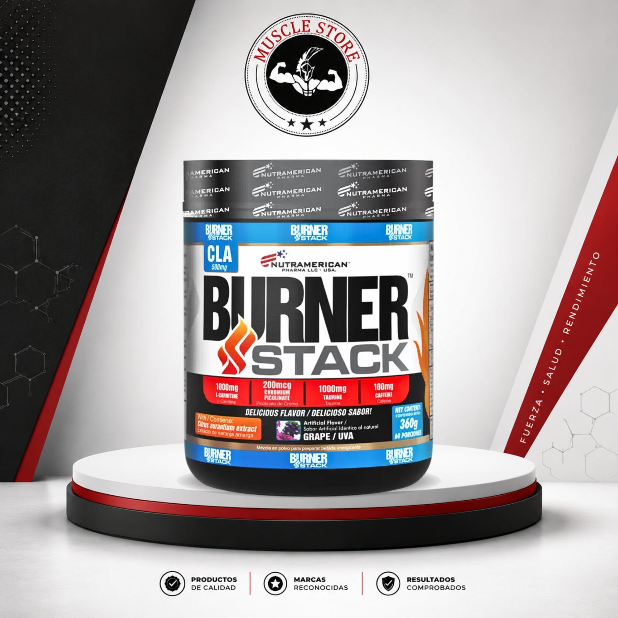 Nutramerican Pharma BURNER STACK 60 SERV - Perdida De Grasa