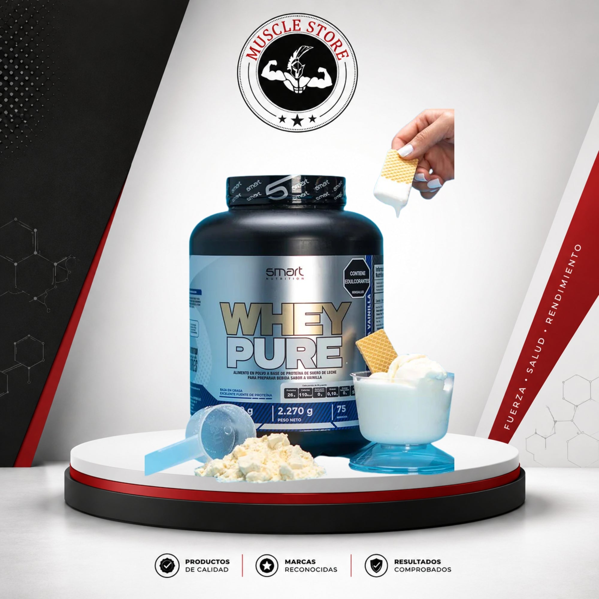 Smart Nutrition Whey Pure 5lb - Proteina Whey