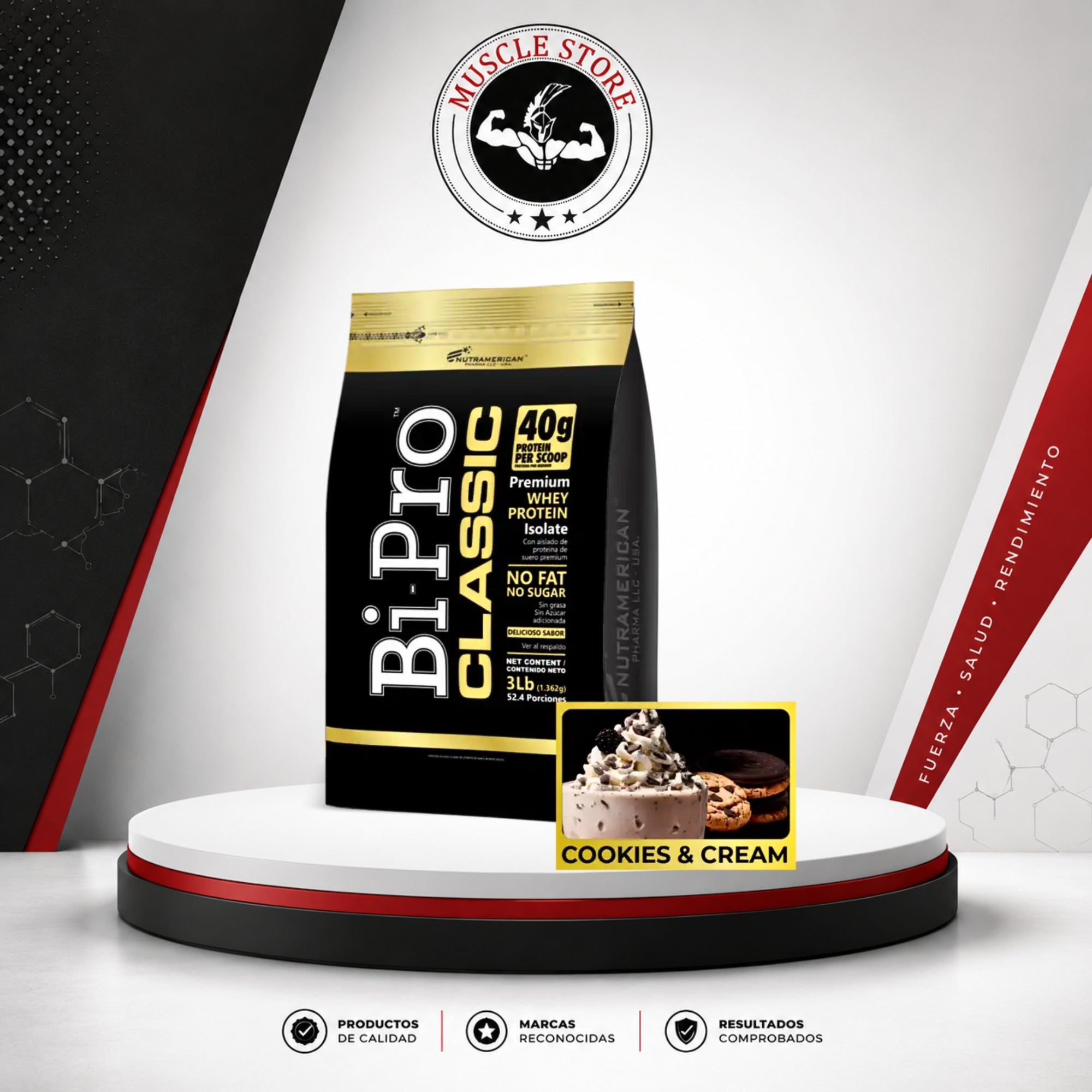 Nutramerican Pharma BI PRO CLASSIC 3 LB - Proteina Limpia