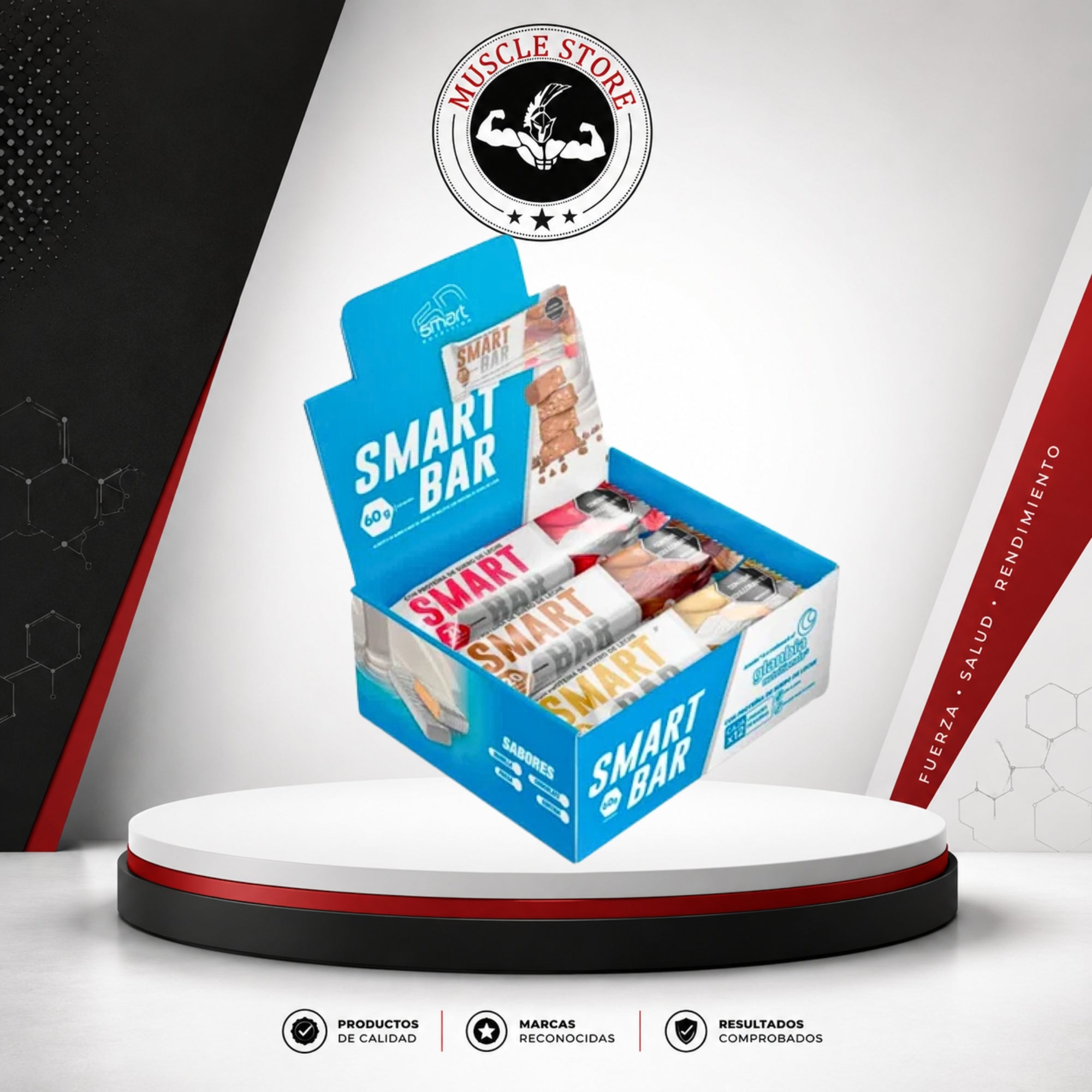 Smart Nutrition Smart Bar Caja x 12 unit - Barra de Proteina
