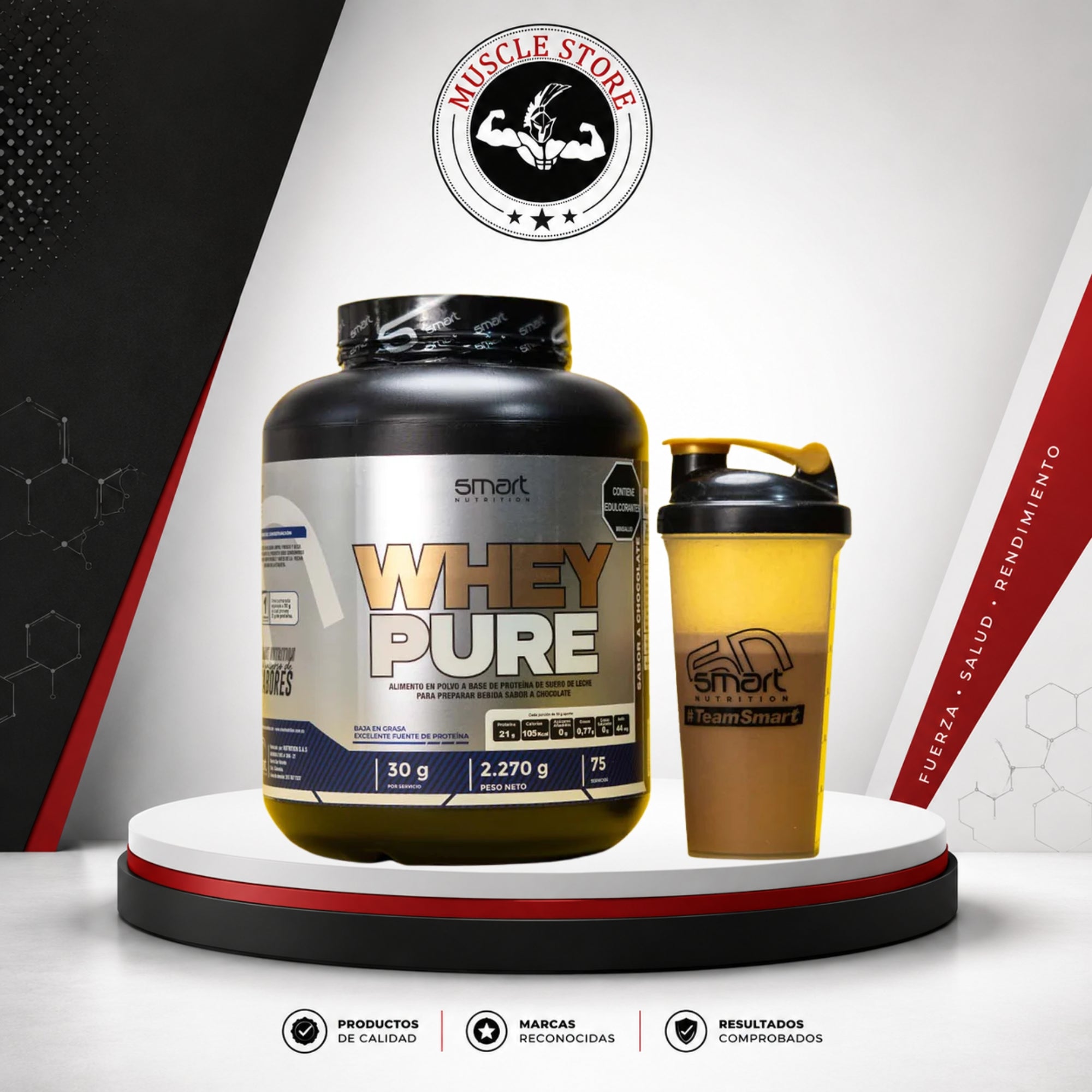 Smart Nutrition Whey Pure 5lb - Proteina Whey