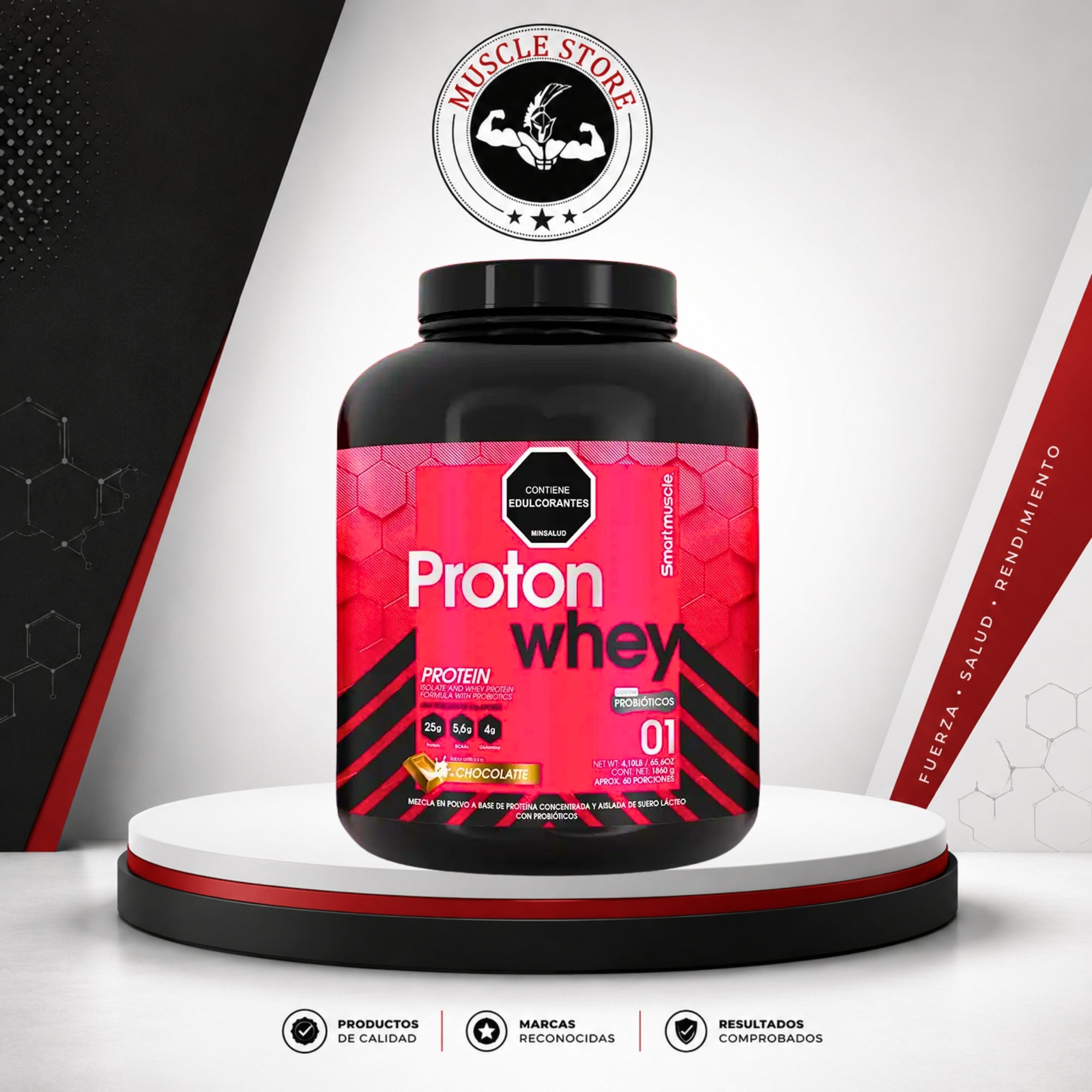 Smart Muscle PROTON WHEY 4 LB - Proteina Whey