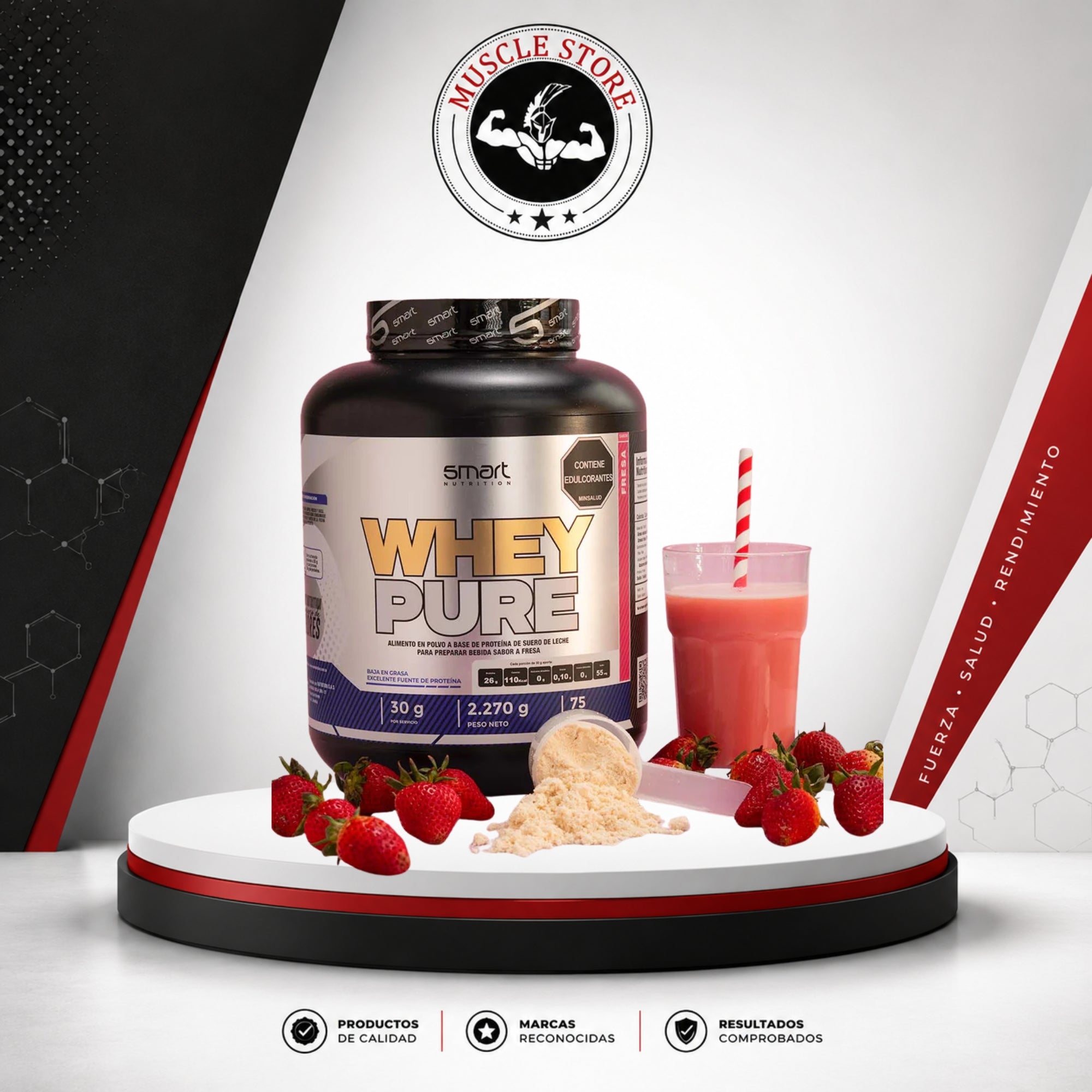 Smart Nutrition Whey Pure 5lb - Proteina Whey