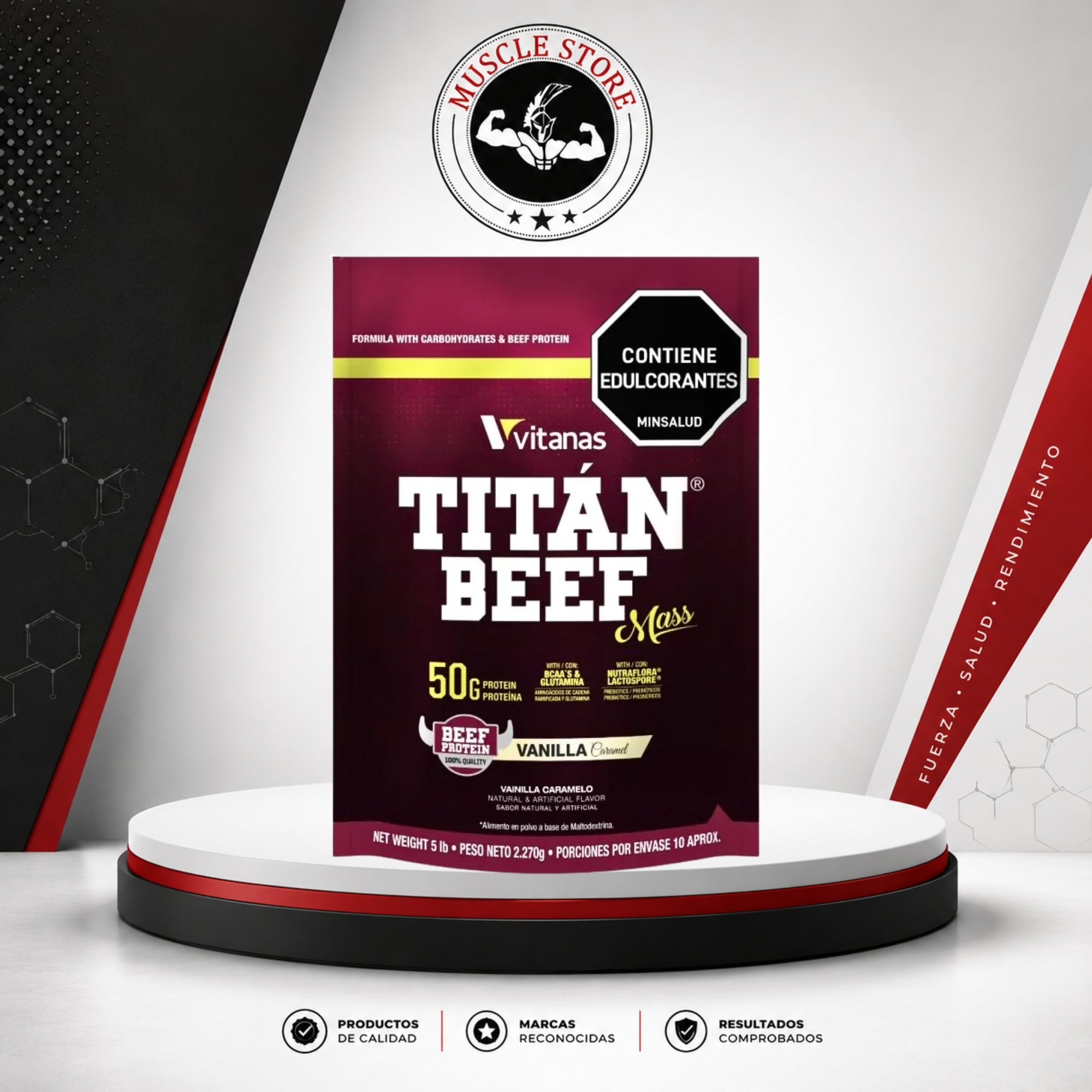 Vitanas TITAN BEEF MASS 5 LB - Ganador De Masa