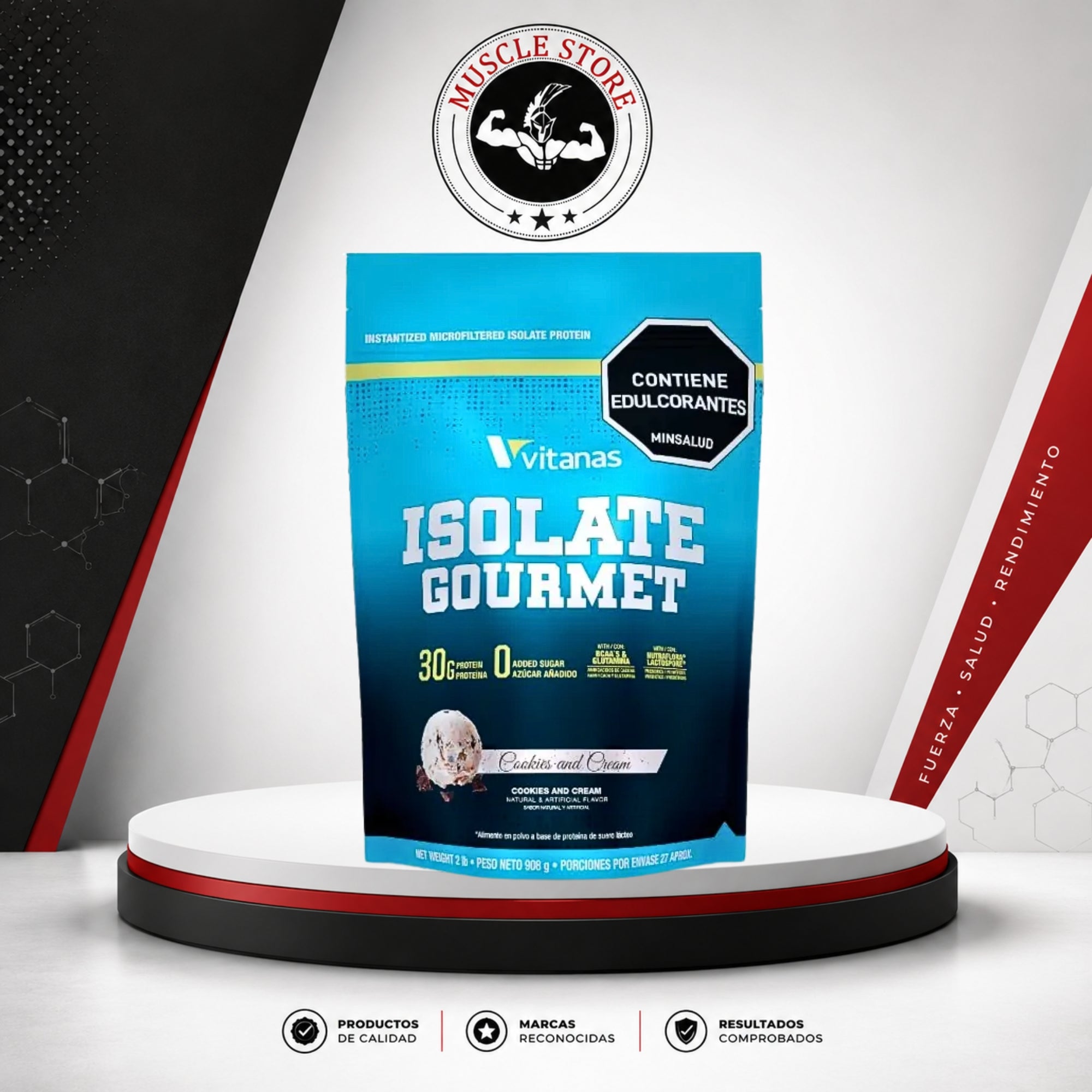 Vitanas ISOLATE GOURMET 2 LB  – Proteina Limpia