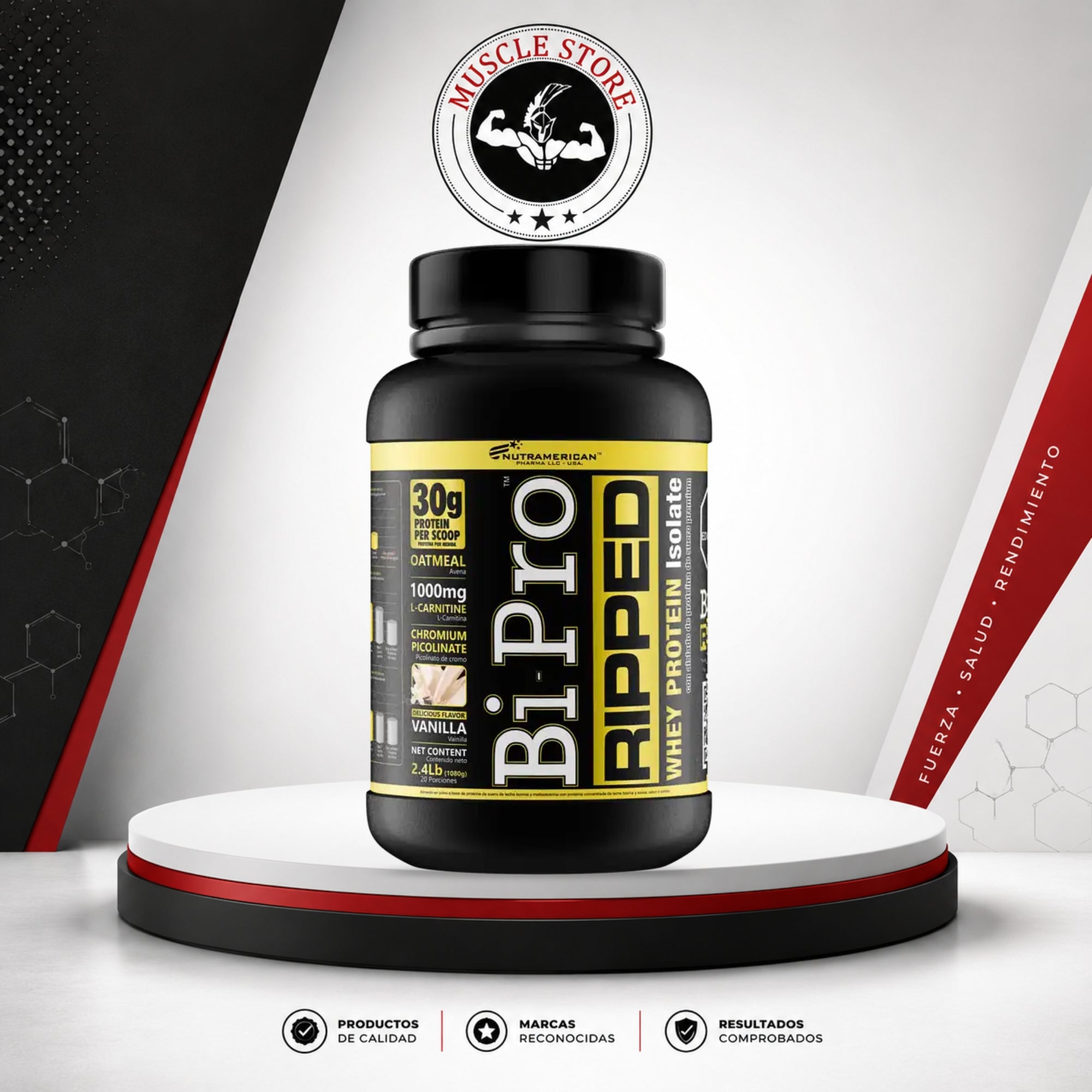 Nutramerican Pharma BI PRO RIPPED 2 LB - Proteina Limpia