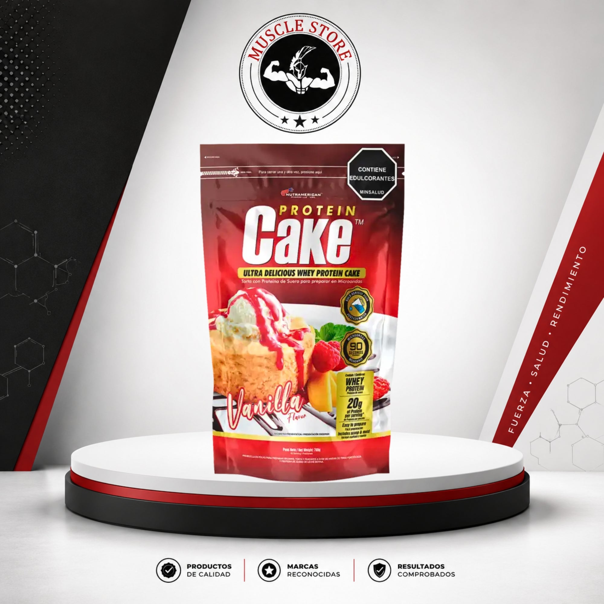 Nutramericna Pharma PROTEIN 700 Gr VAINILLA Y CHOCOLATE - Snack Proteico