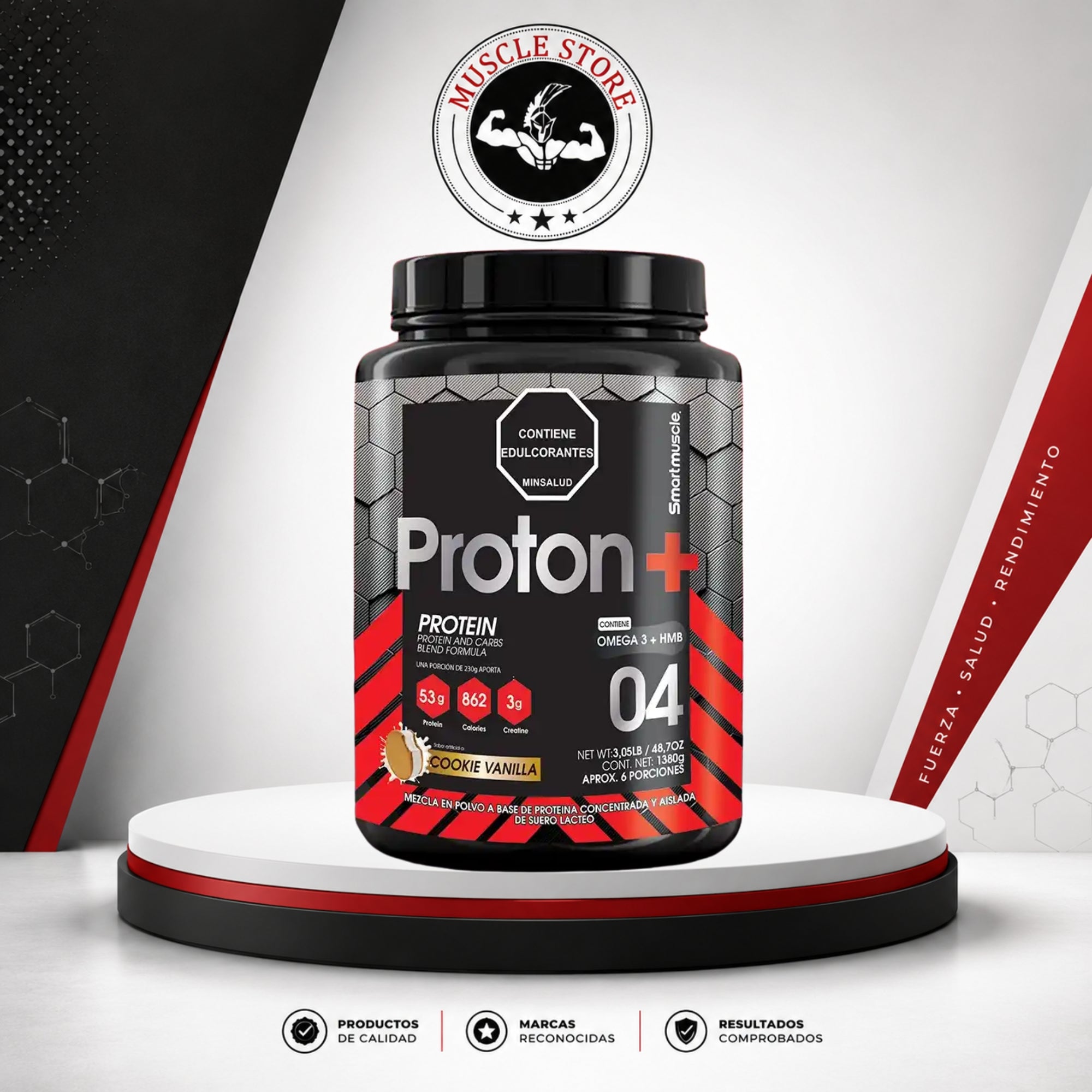 Smart Muscle PROTON GAINER 3 LB - Ganador De Masa