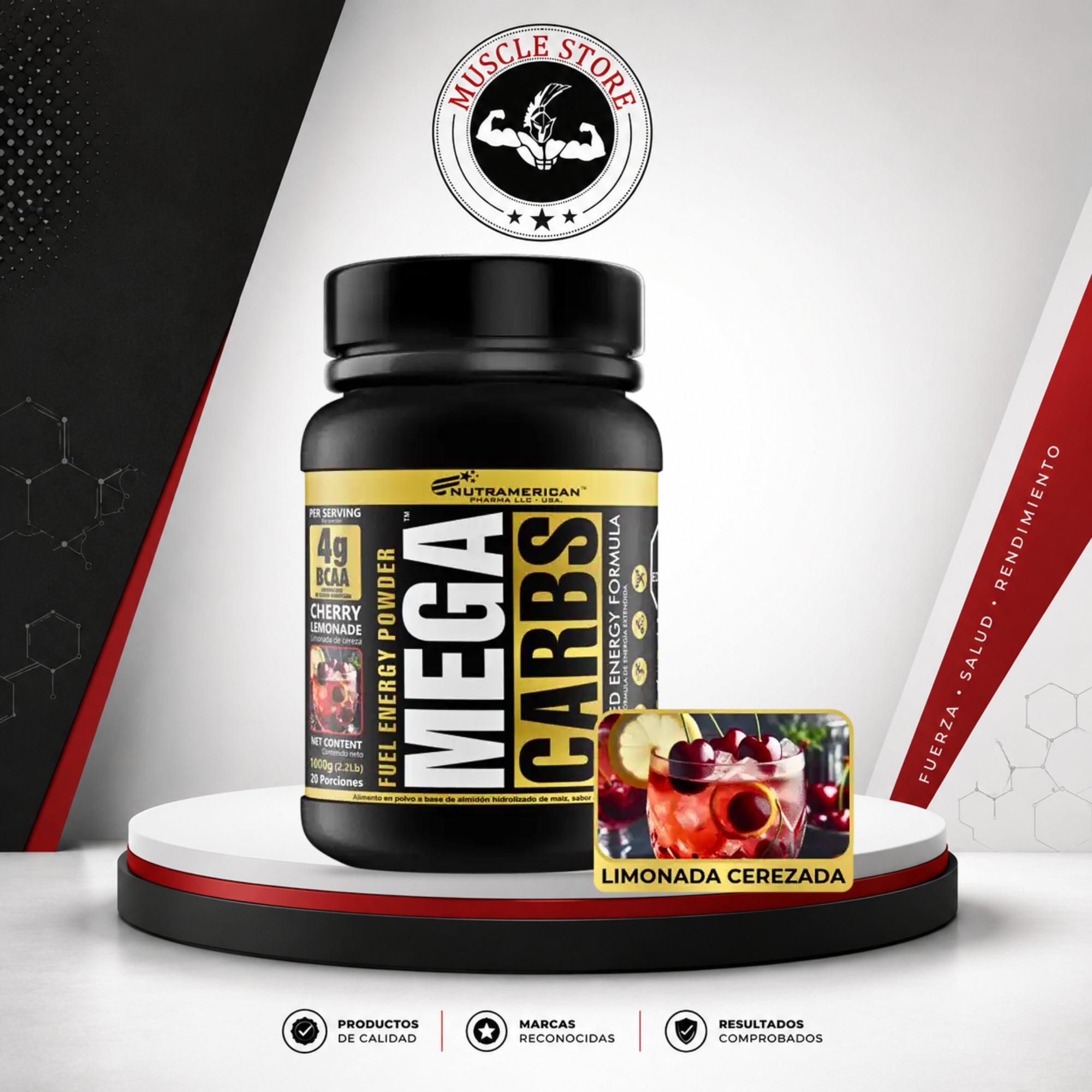 Nutramerican Pharma MEGA CARBS 2.2 LB - Carbohidratos